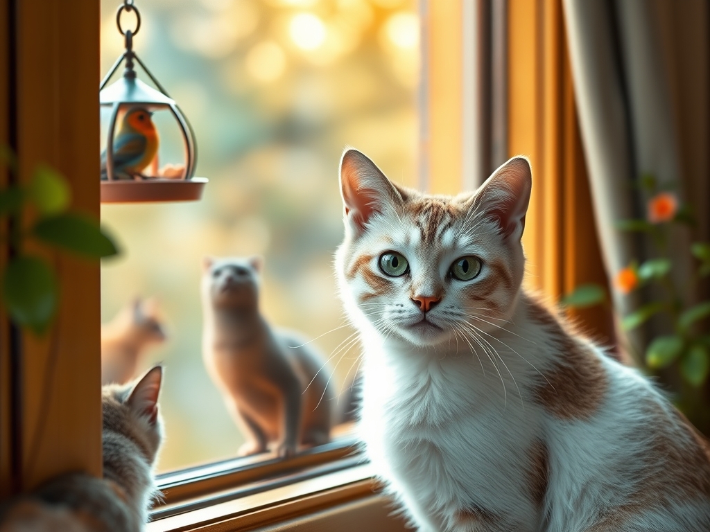 cat window bird feeder for curious cats - cat window bird feeders guide hero image