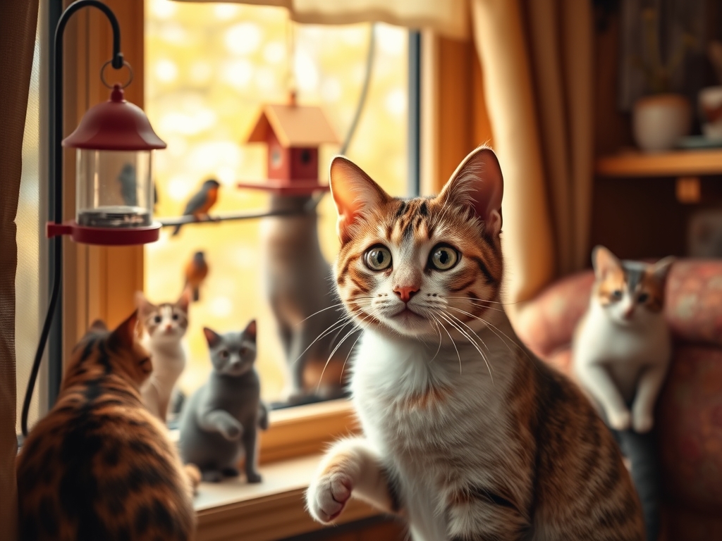 cat window bird feeder for multiple cats - cat window bird feeders guide hero image