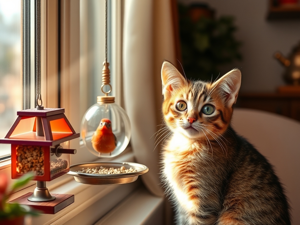 cat window bird feeder for pet enrichment - cat window bird feeders guide hero image