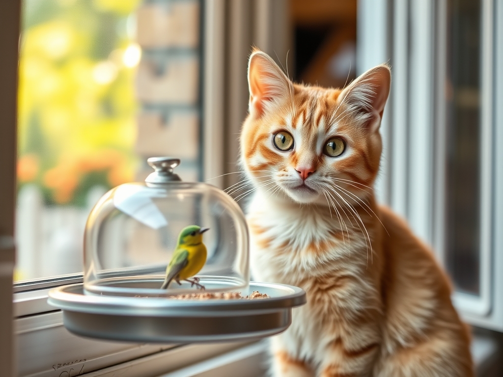 cat window bird feeder with removable tray - cat window bird feeders guide hero image