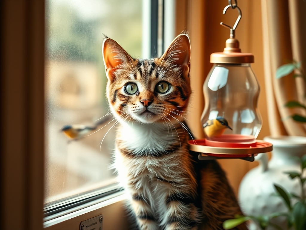 cat window bird feeder with UV protection - cat window bird feeders guide hero image