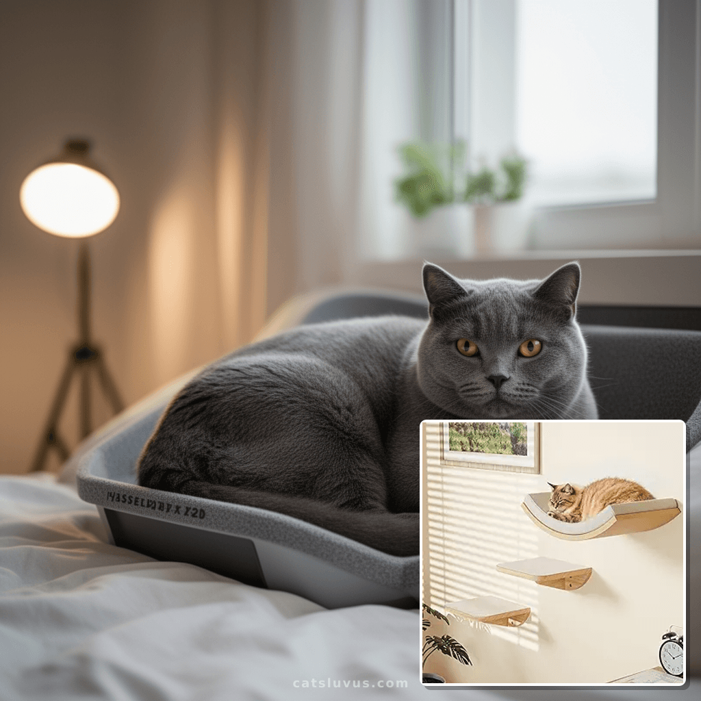 Cat Window Perches with cat - professional product lifestyle photo