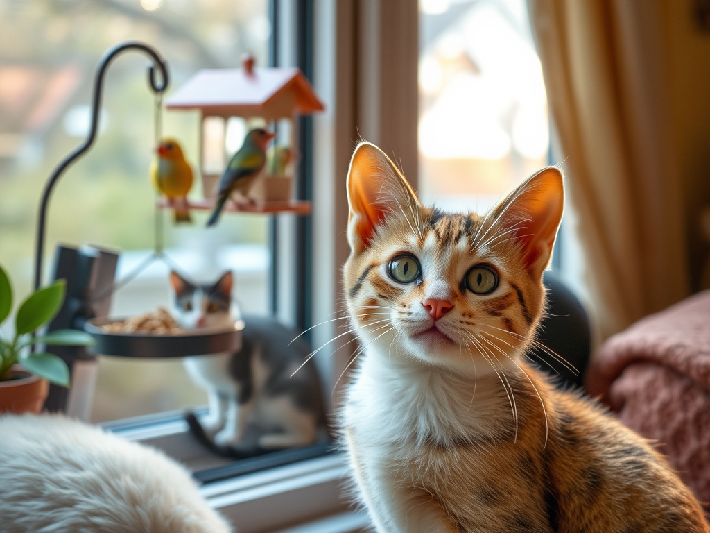 window bird feeder for indoor cats - cat window bird feeders guide hero image