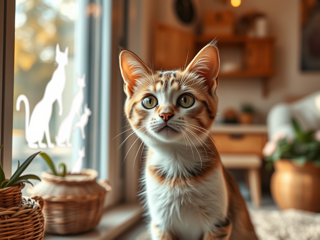 are cat window decals safe for glass doors - cat window decals stickers guide hero image