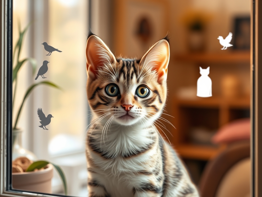 Benefits of Using Cat Window Decals - cat window decals stickers