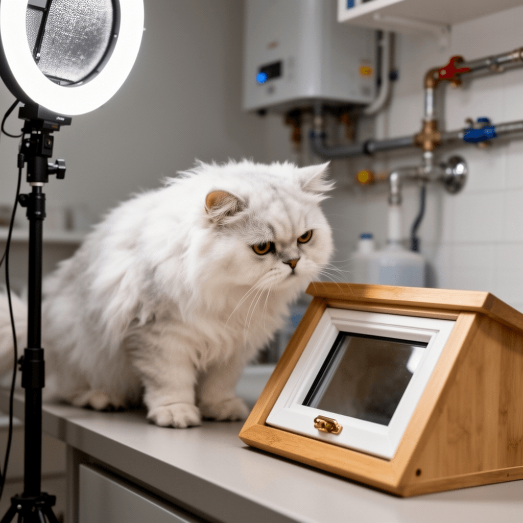 Cat Window Box with cat - professional product lifestyle photo