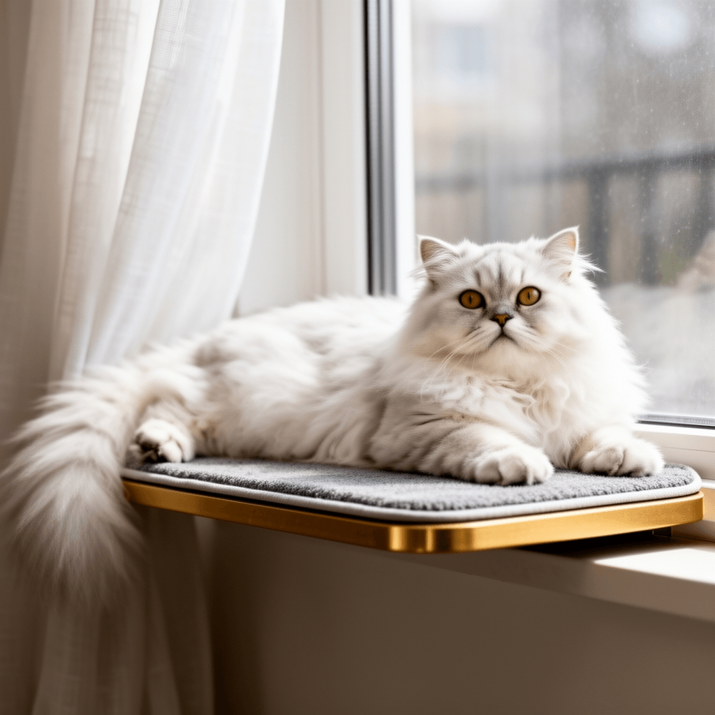 2PCS Replacement Cover for Cat Window Perch with cat - professional product lifestyle photo