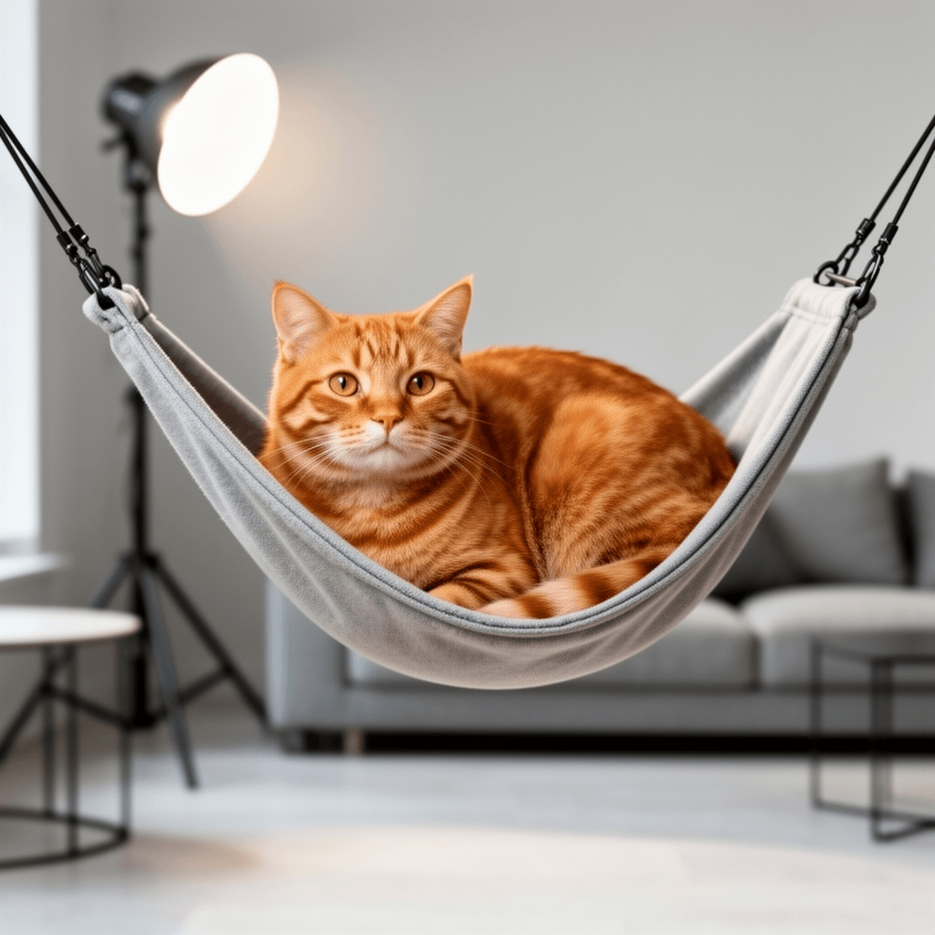 CHEERPALS Cat Window Perch for Indoor Cats Hammock for with cat - professional product lifestyle photo