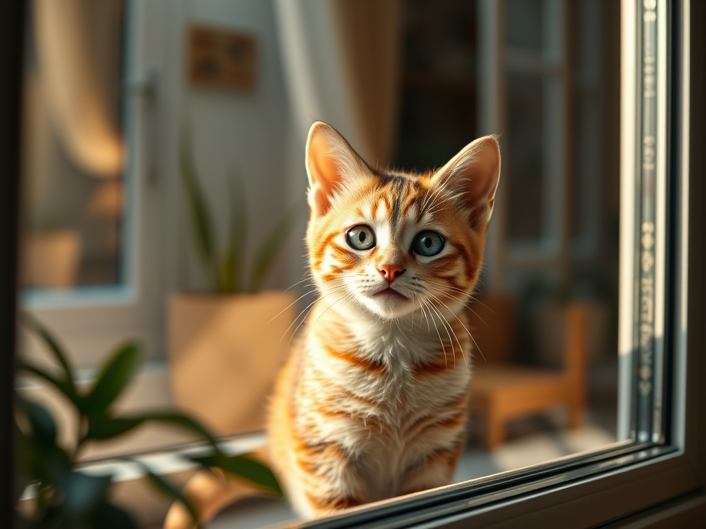 Cat owner reviewing cat proof window barrier reviews options for their pet in 2026