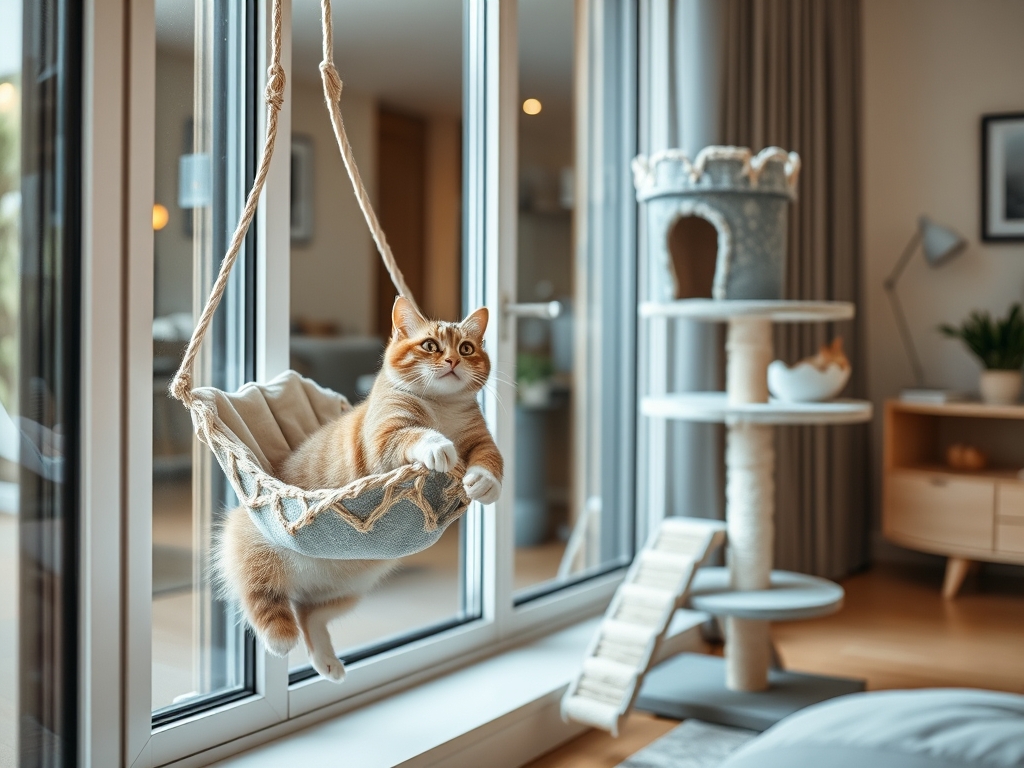 cat window hammock vs cat tree - cat window hammocks perches guide hero image
