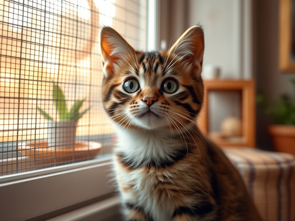 Cat owner reviewing how to install cat window mesh options for their pet in 2026