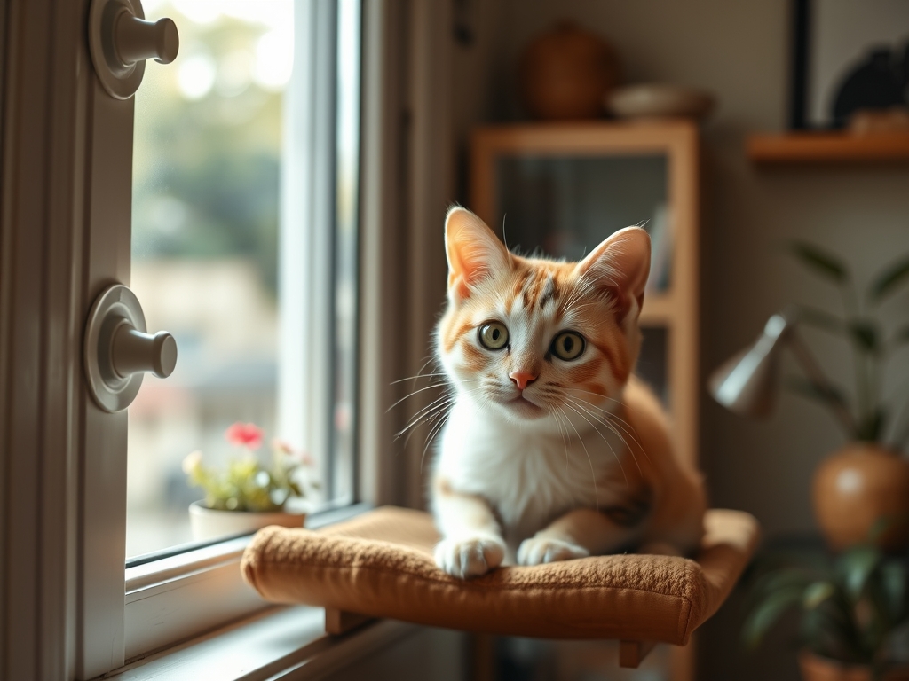 Cat owner reviewing are suction cup window perches safe for cats options for their pet in 2026
