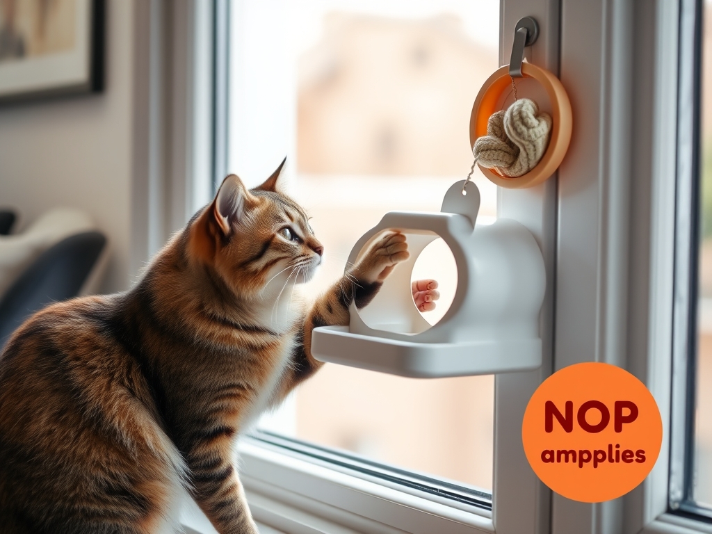 cat window perch with toy attachment - cat window perches & beds guide hero image