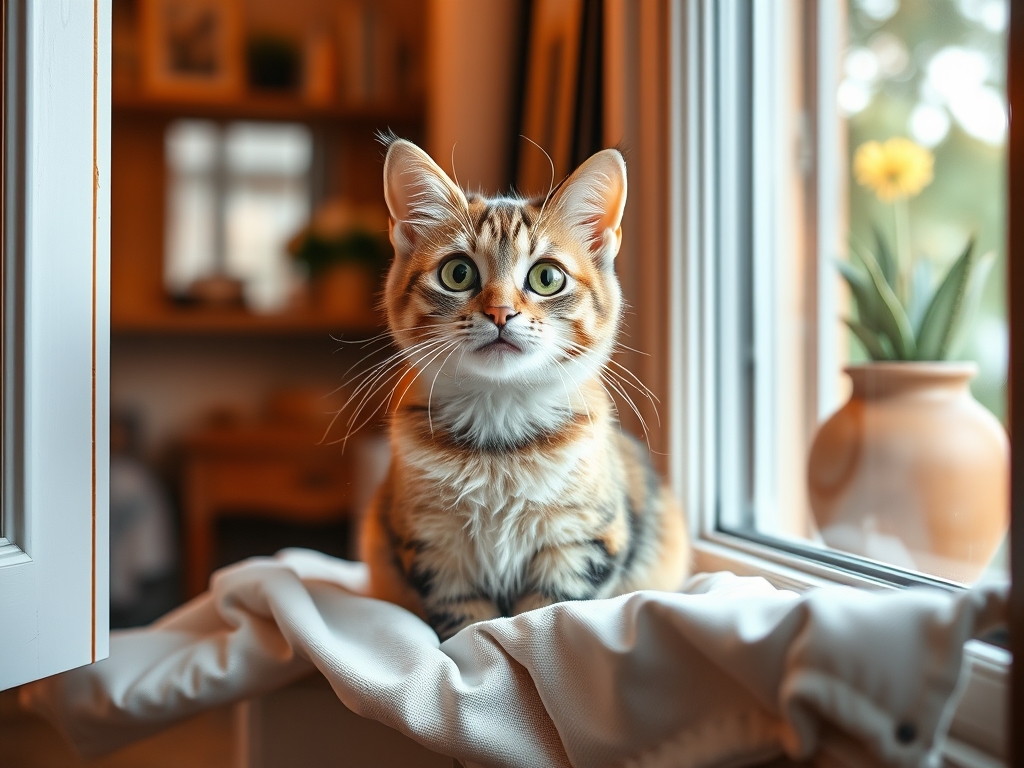 cat window perch with removable cover - cat window perches beds guide hero image