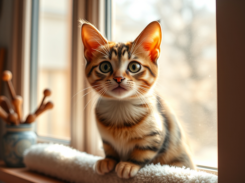 Cat owner reviewing best window perch for large cats options for their pet in 2026