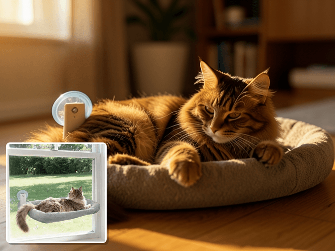 How to Choose the Right Cat Window Perch for Your Large Cat - expert cat window perches for large cats guide