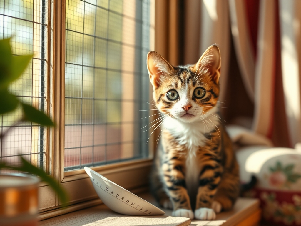 Cat owner reviewing removable mesh barriers for cat windows options for their pet in 2026