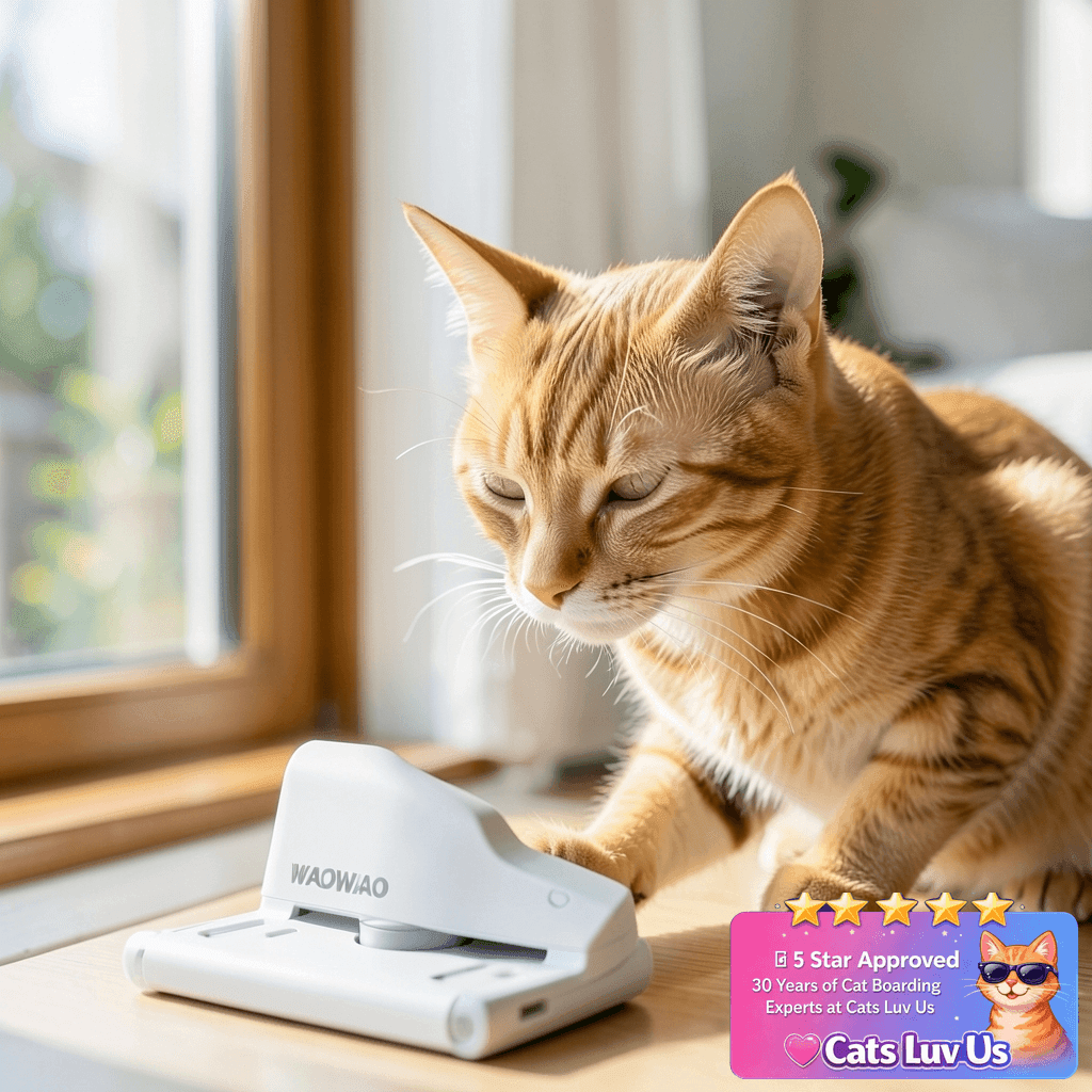 WAOWAO Window Safety Guards for Children Kids Child Toddler with cat - professional product lifestyle photo