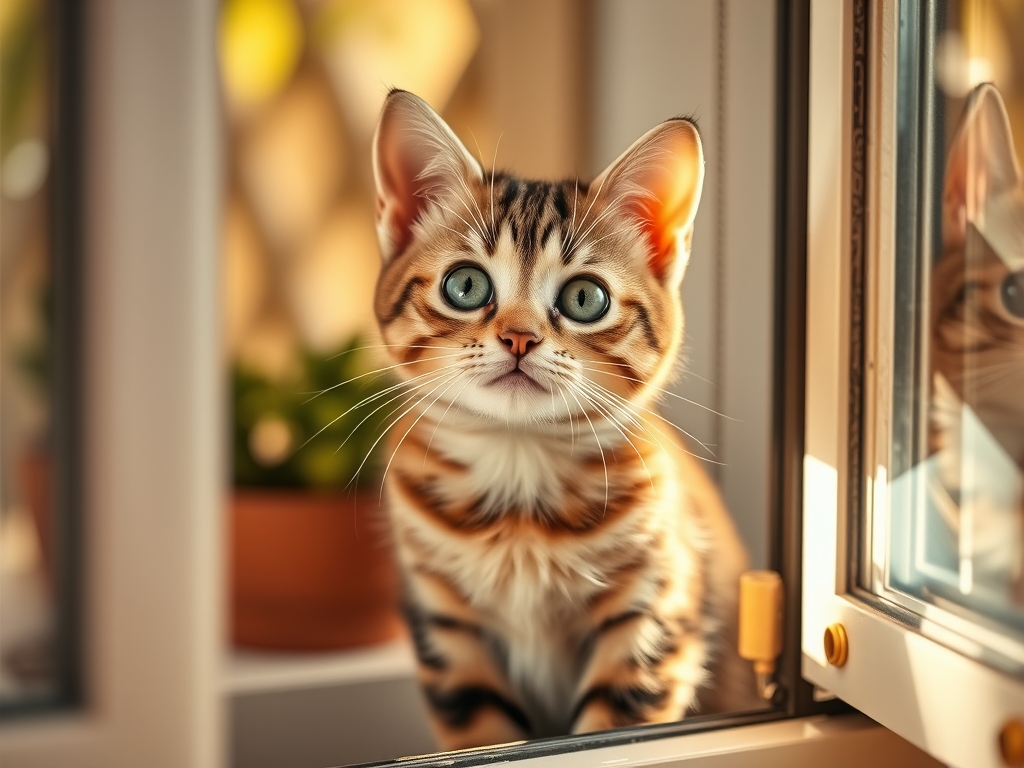 Cat owner reviewing how to install cat window grilles options for their pet in 2026