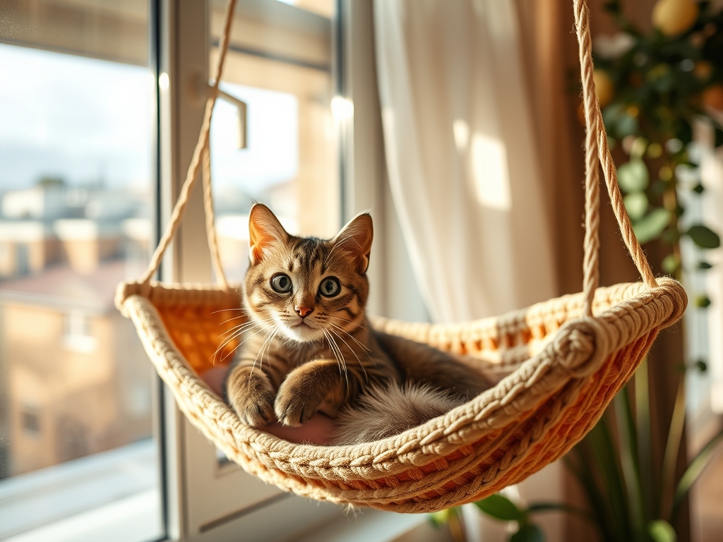 cat window hammock for apartments - cat window shelves perches guide hero image