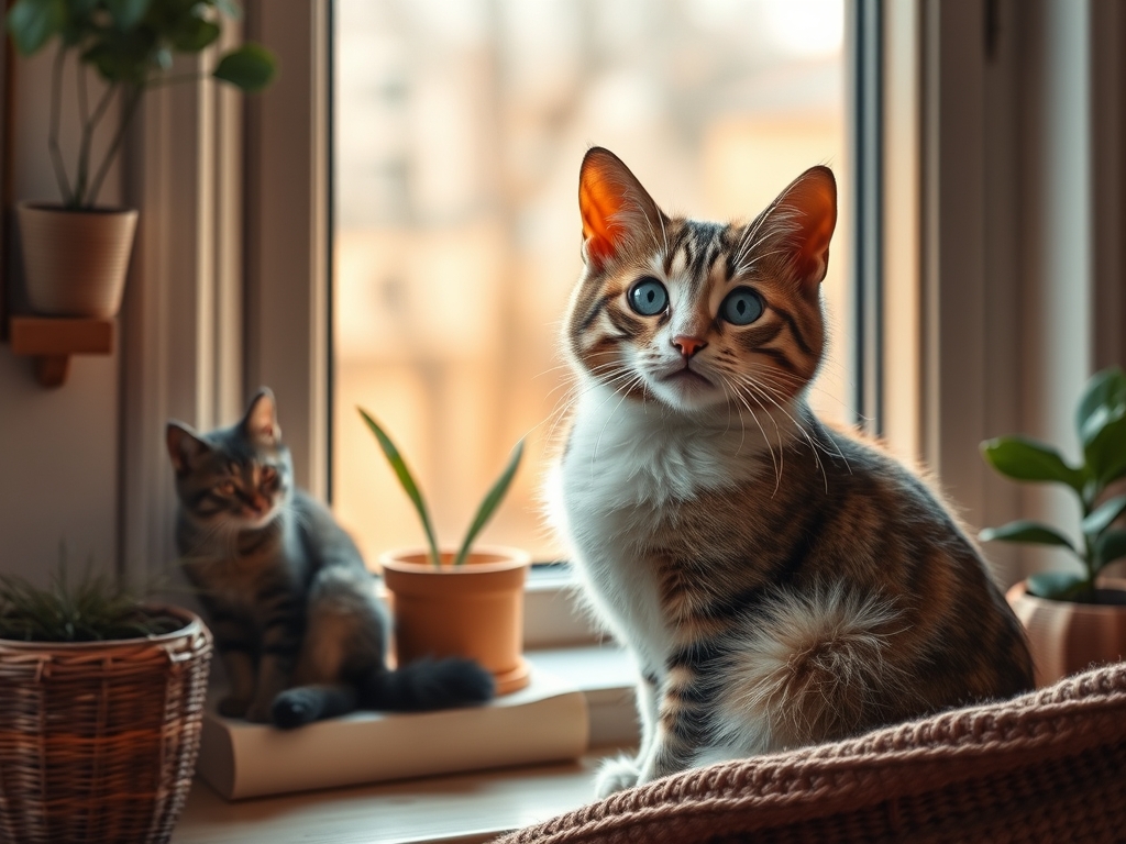 Cat owner reviewing best window perch for large cats options for their pet in 2026