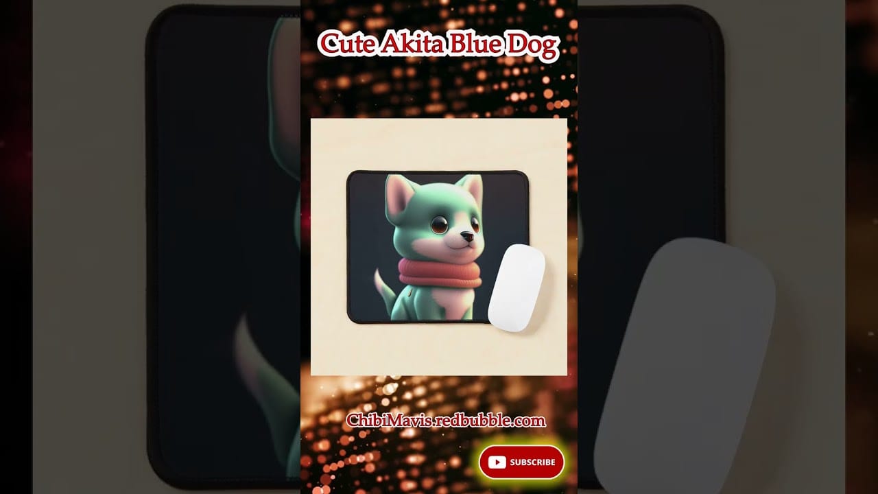 Cute Akita Blue Dog #1 #Shorts #Chibimavis #1000subcribers