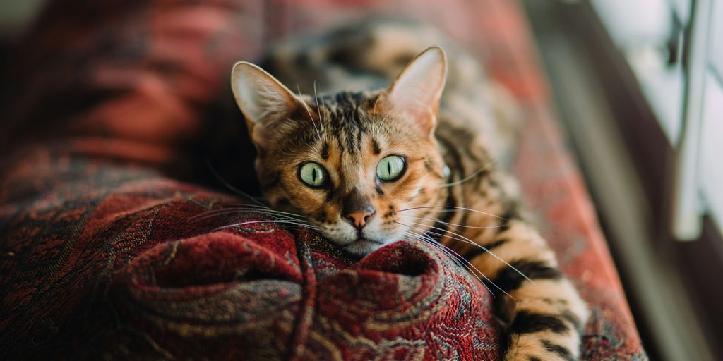 short-fur orange and black cat