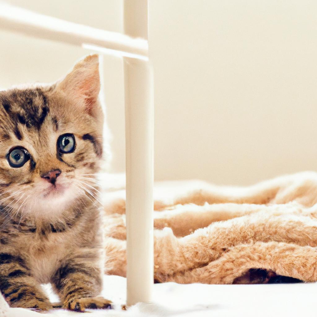 Person Notices Kitten Under the Bed Who Doesn't Belong to Them, a Week Later Another Cat Appears Across Road