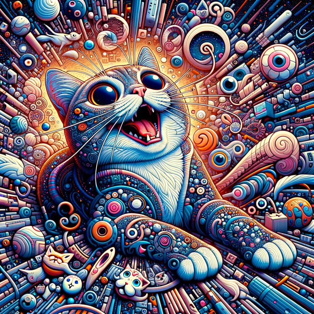 Title: Video of ‍Cat's ⁢Hilarious ⁤Reaction to Owner's Cuddles Takes the Internet by Storm