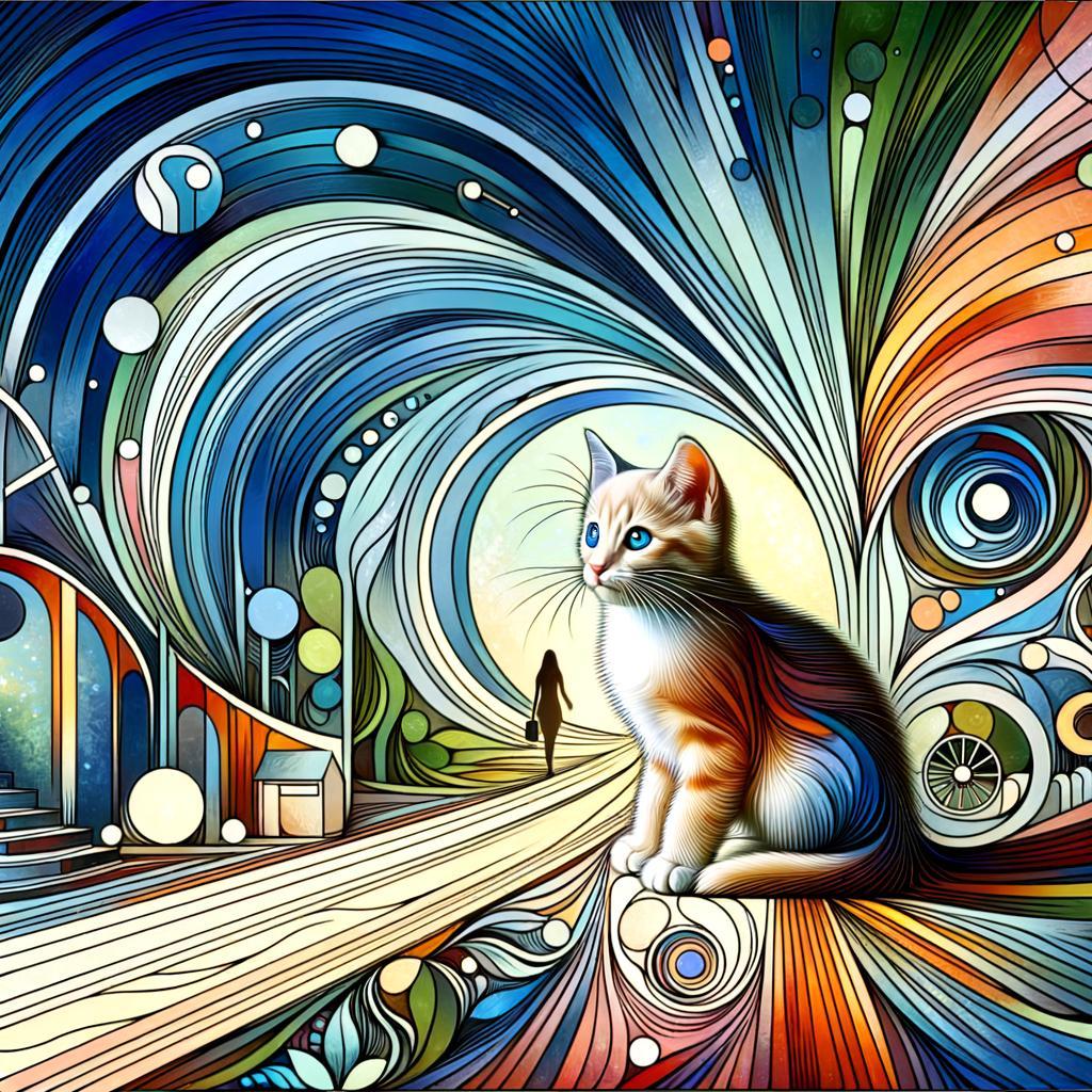 Kind Person Notices Kitten on Their Way to School and Quickly Realizes How Special the Cat is