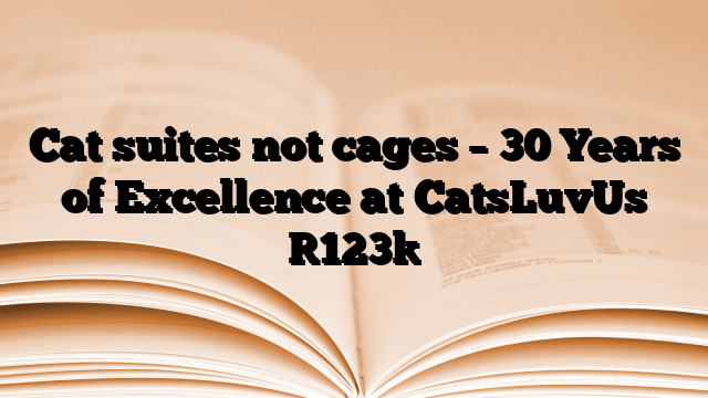 Cat suites not cages – 30 Years of Excellence at CatsLuvUs