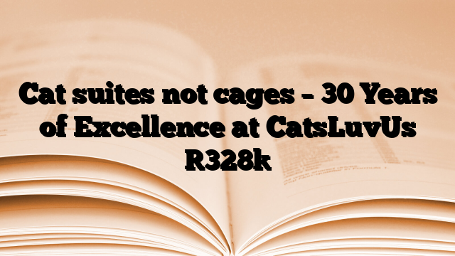 Cat suites not cages – 30 Years of Excellence at CatsLuvUs