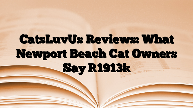 CatsLuvUs Reviews: What Newport Beach Cat Owners Say