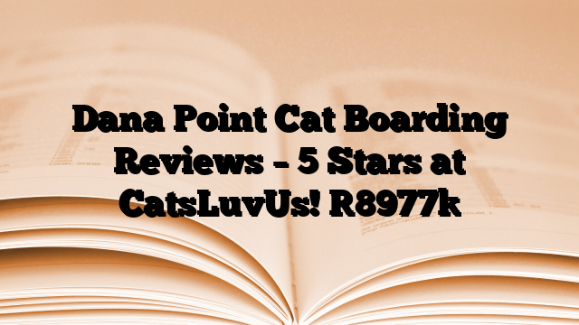 Dana Point Cat Boarding Reviews – 5 Stars at CatsLuvUs!
