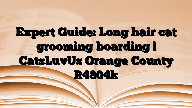 Expert Guide: Long hair cat grooming boarding | CatsLuvUs Orange County