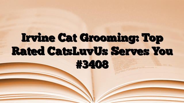 Irvine Cat Grooming: Top Rated CatsLuvUs Serves You