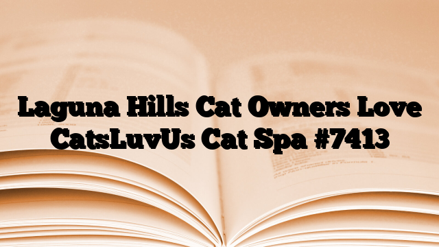 Laguna Hills Cat Owners Love CatsLuvUs Cat Spa