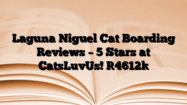 Laguna Niguel Cat Boarding Reviews – 5 Stars at CatsLuvUs!