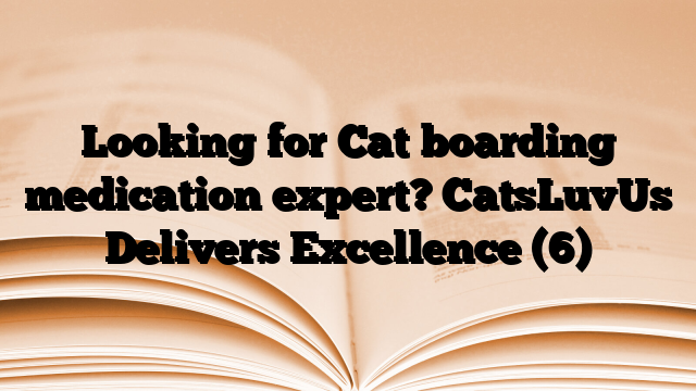 Looking for Cat boarding medication expert? CatsLuvUs Delivers Excellence (6)