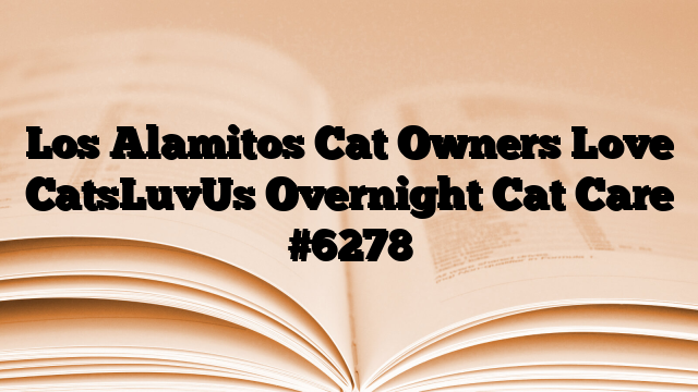 Los Alamitos Cat Owners Love CatsLuvUs Overnight Cat Care