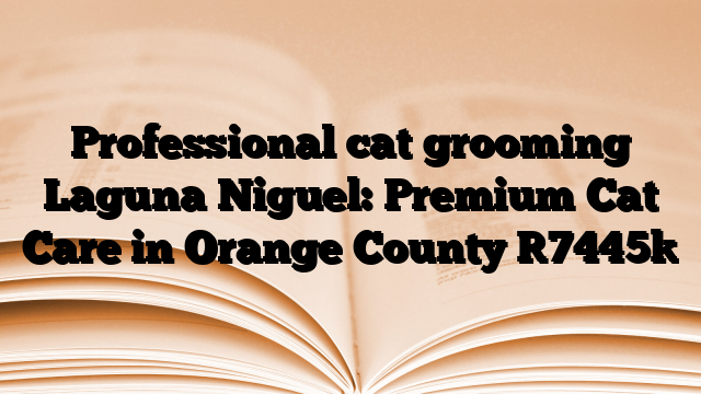Professional cat grooming Laguna Niguel: Premium Cat Care in Orange County