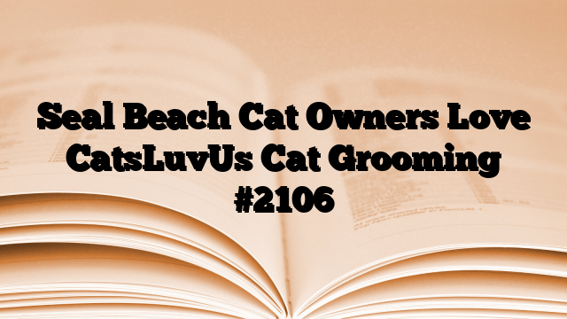 Seal Beach Cat Owners Love CatsLuvUs Cat Grooming