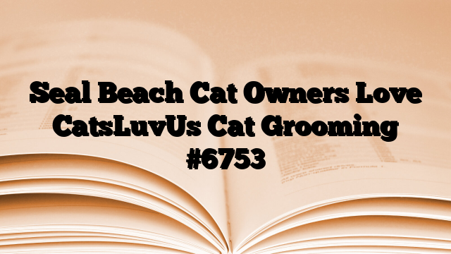 Seal Beach Cat Owners Love CatsLuvUs Cat Grooming