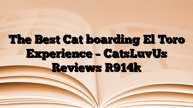 The Best Cat boarding El Toro Experience – CatsLuvUs Reviews