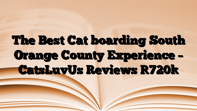 The Best Cat boarding South Orange County Experience – CatsLuvUs Reviews