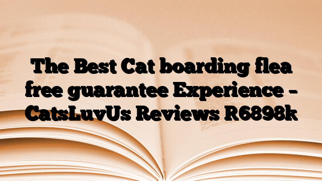 The Best Cat boarding flea free guarantee Experience – CatsLuvUs Reviews