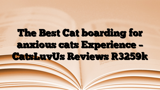 The Best Cat boarding for anxious cats Experience – CatsLuvUs Reviews