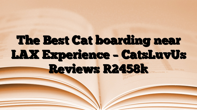 The Best Cat boarding near LAX Experience – CatsLuvUs Reviews