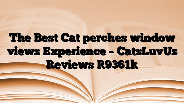 The Best Cat perches window views Experience – CatsLuvUs Reviews