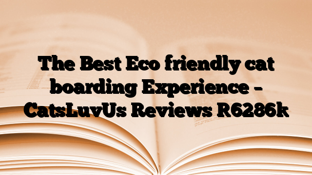 The Best Eco friendly cat boarding Experience – CatsLuvUs Reviews